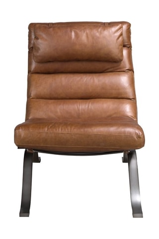 Fauteuil - Camel - En cuir