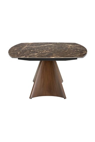Table à manger extensible en noyer - 135/205 x 75 x 90 cm