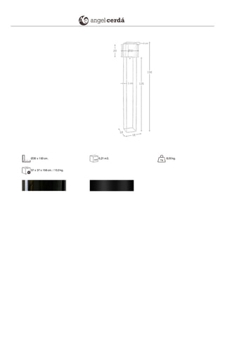 Lampadaire LED - Noir - 5 W