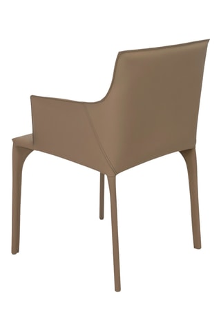 Fauteuil - Beige - En cuir
