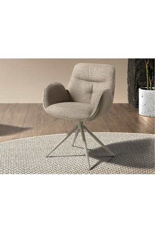 Fauteuil - Beige - En polyester