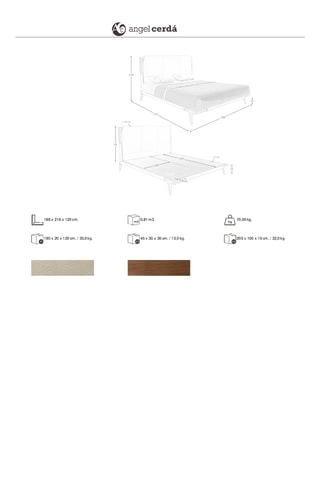 Lit - Couchage 180 x 200 cm