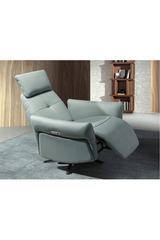 Fauteuil - Vert - En cuir