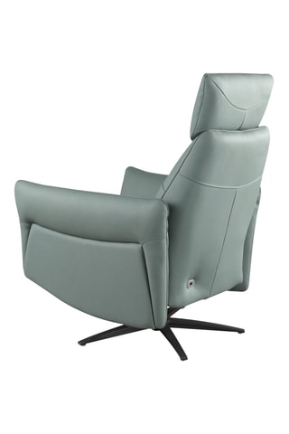 Fauteuil - Vert - En cuir