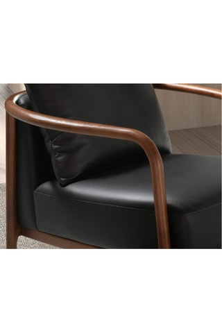 Fauteuil - Noir - En cuir