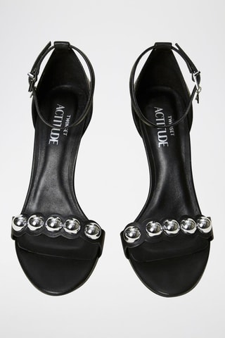 Sandales à talons - Noir - Twin Set