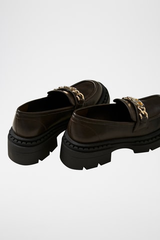 Mocassins plateformes - Marron