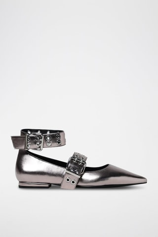 Ballerines vernies - Argenté - Twin Set
