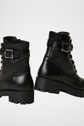 Boots en cuir - Noir