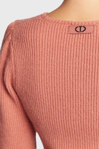 Pull en laine et alpaga - Vieux rose