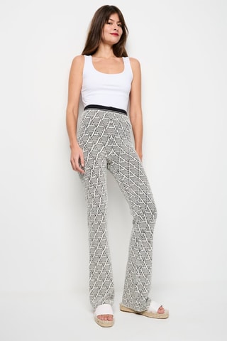 Pantalon wide legs Noir et blanc