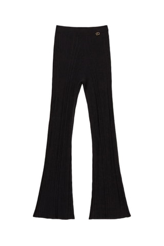 Pantalon taille haute - Noir - Twin Set