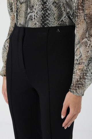 Pantalon flare taille haute - Noir - Twin Set