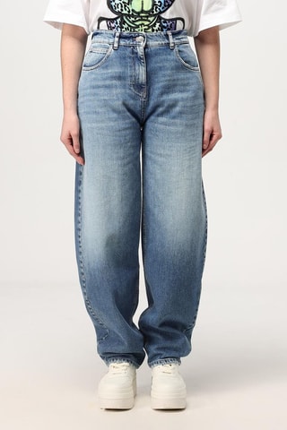 Pantalon carotte taille haute - Bleu - Twin Set