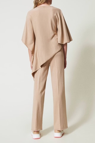 Pantalon palazzo - Beige - Twin Set