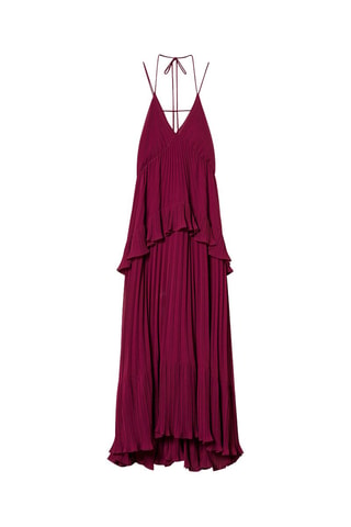 Robe plissée - Bordeaux - Twin Set