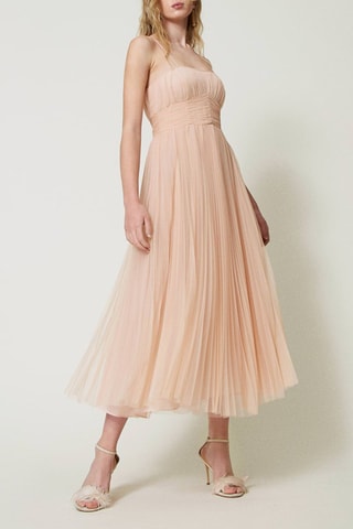Robe plissée - Nude - Twin Set
