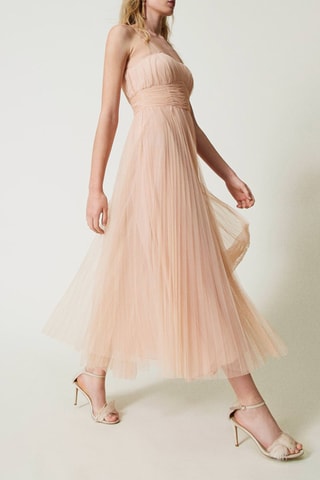 Robe plissée - Nude - Twin Set
