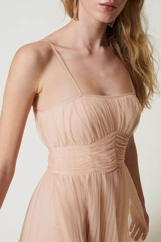 Robe plissée - Nude - Twin Set
