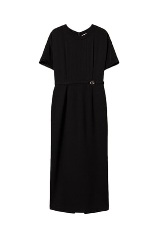 Robe midi - Noir - Twin Set