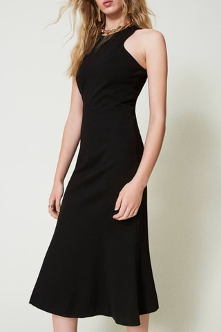 Robe midi - Noir - Twin Set