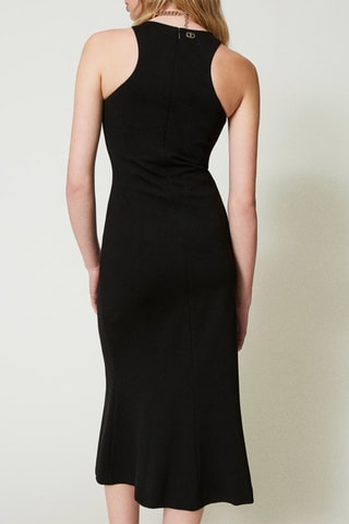 Robe midi - Noir - Twin Set