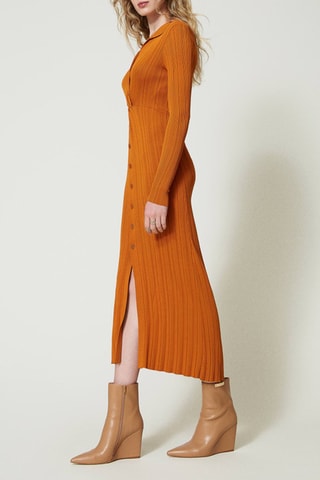 Robe pull - Moutarde - Twin Set