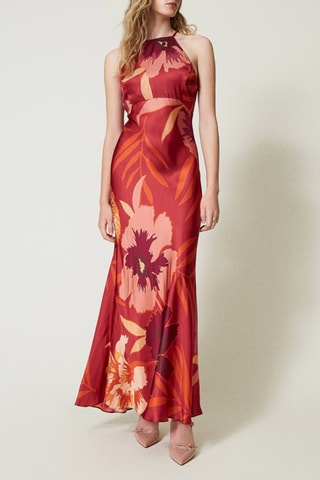 Robe longue - Rouge - Twin Set