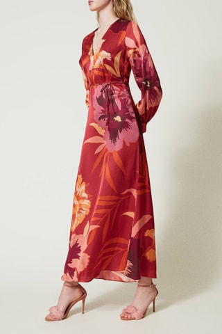 Robe longue - Rouge - Twin Set