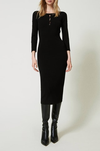 Robe pull - Noir - Twin Set