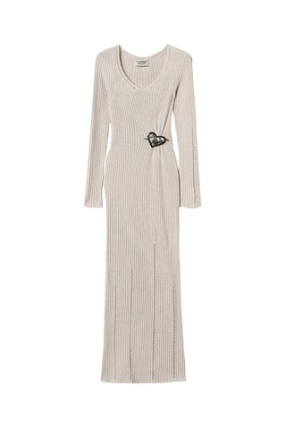 Robe pull en laine et cachemire - Beige - Twin Set