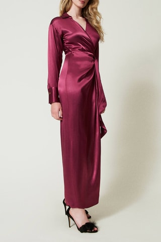Robe portefeuille - Bordeaux - Twin Set