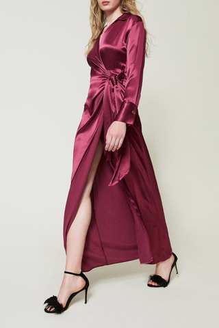 Robe portefeuille - Bordeaux - Twin Set