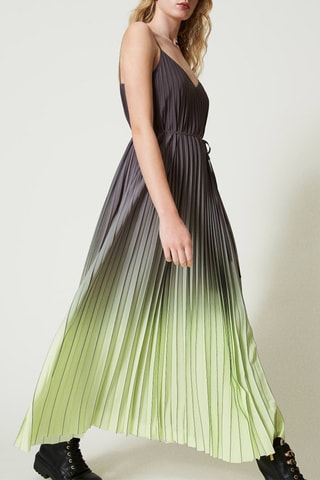 Robe plissée - Gris - Twin Set