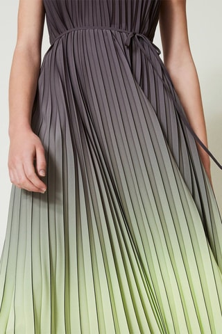 Robe plissée - Gris - Twin Set