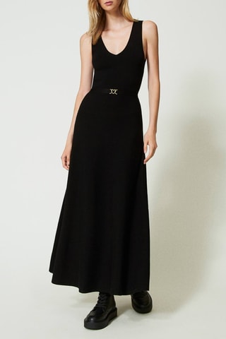 Robe longue - Noir - Twin Set