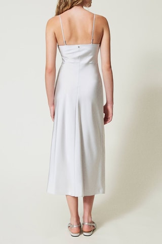 Robe midi - Blanc - Twin Set