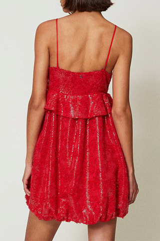 Robe boule - Rouge - Twin Set