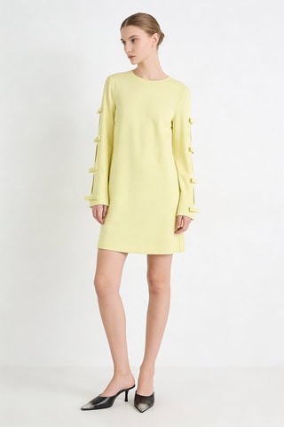 Robe trapèze - Jaune pâle - Twin Set
