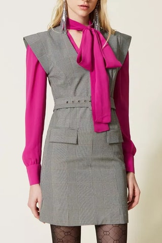 Robe droite - Gris clair