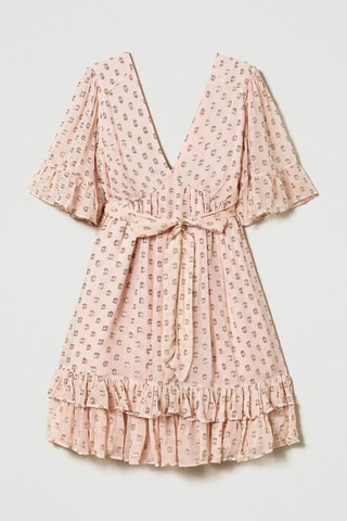 Robe volantée - Twinset - Rose