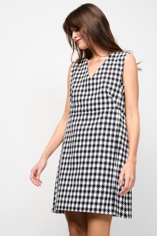 Robe droite Noir et blanc