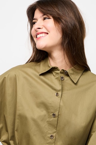 Robe chemise Vert