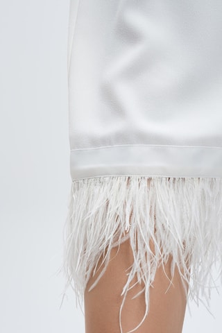 Robe courte sans manches - Blanc