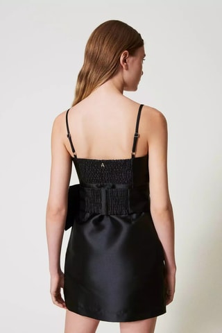 Robe courte sans manches - Noir