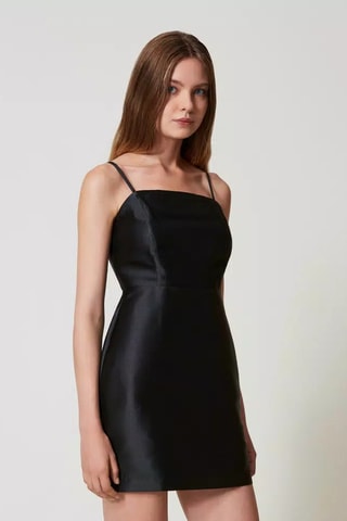 Robe courte sans manches - Noir