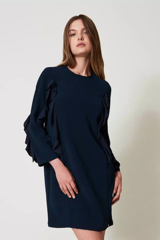 Robe droite - Bleu marine