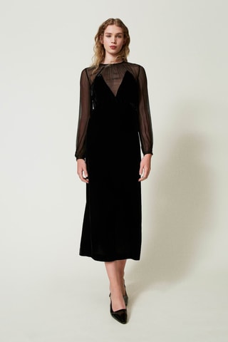 Robe midi - Noir