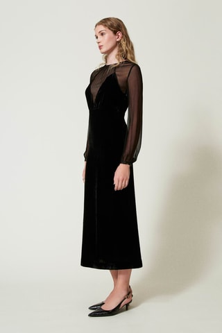 Robe midi - Noir