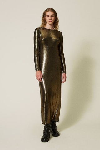 Robe longue - Doré